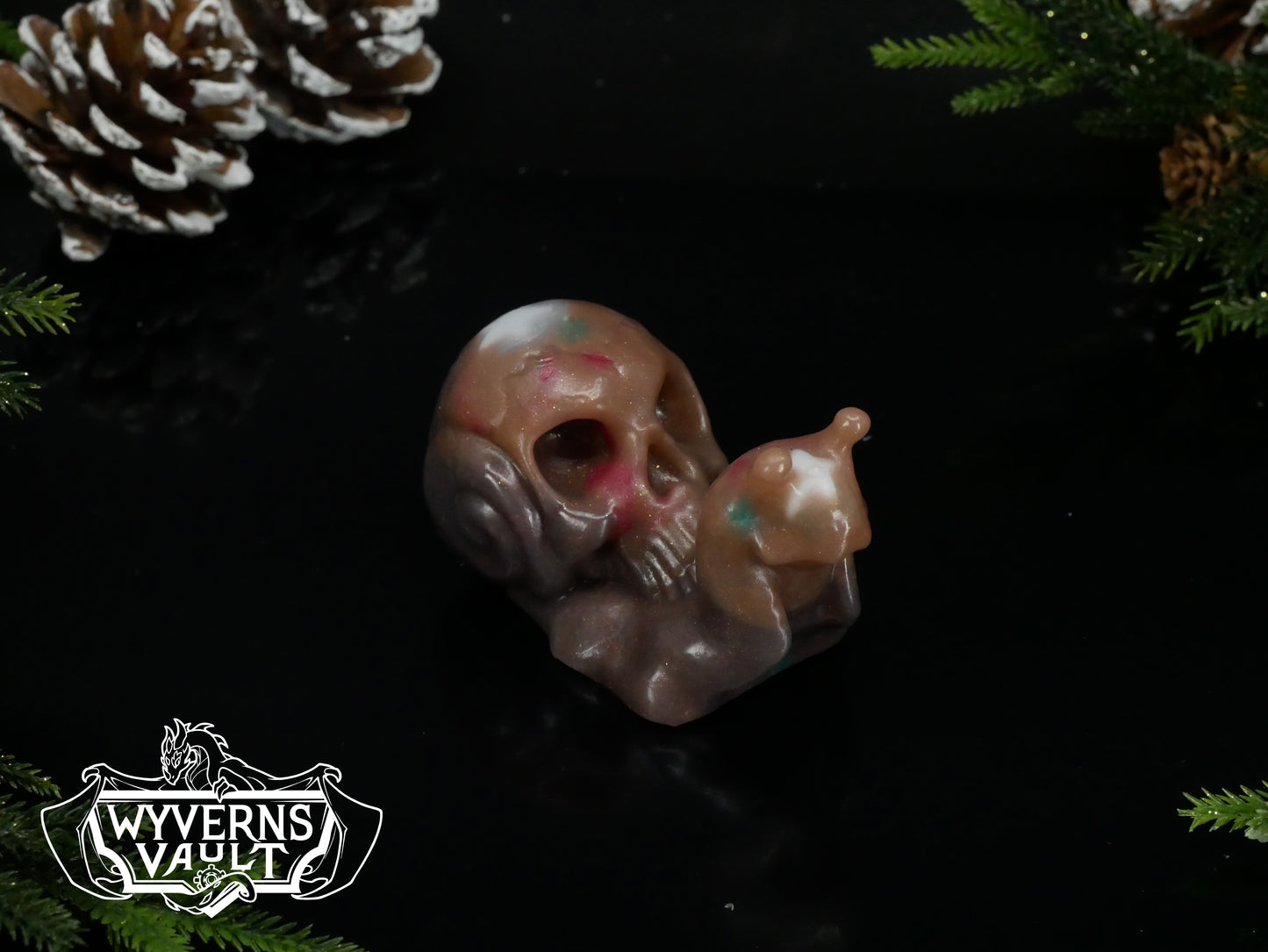 Flawed - GITD - Skull Snail - Medium 00-50