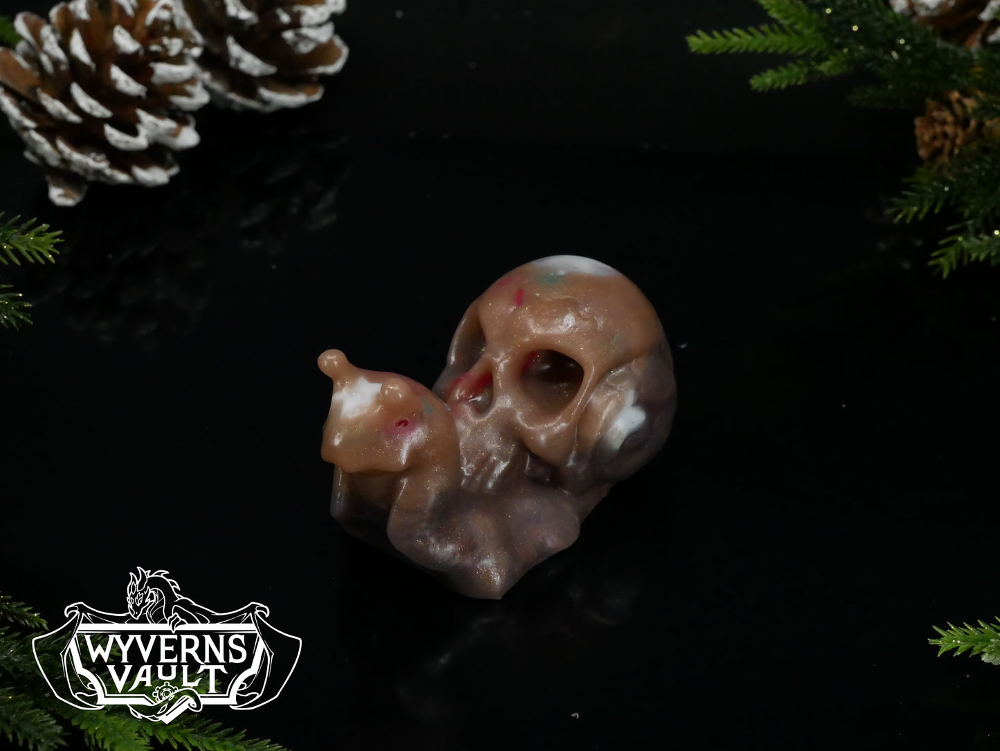 Flawed - GITD - Skull Snail - Medium 00-50